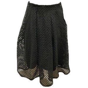 90s Vintage NWT Fishnet Goth Punk Skirt S